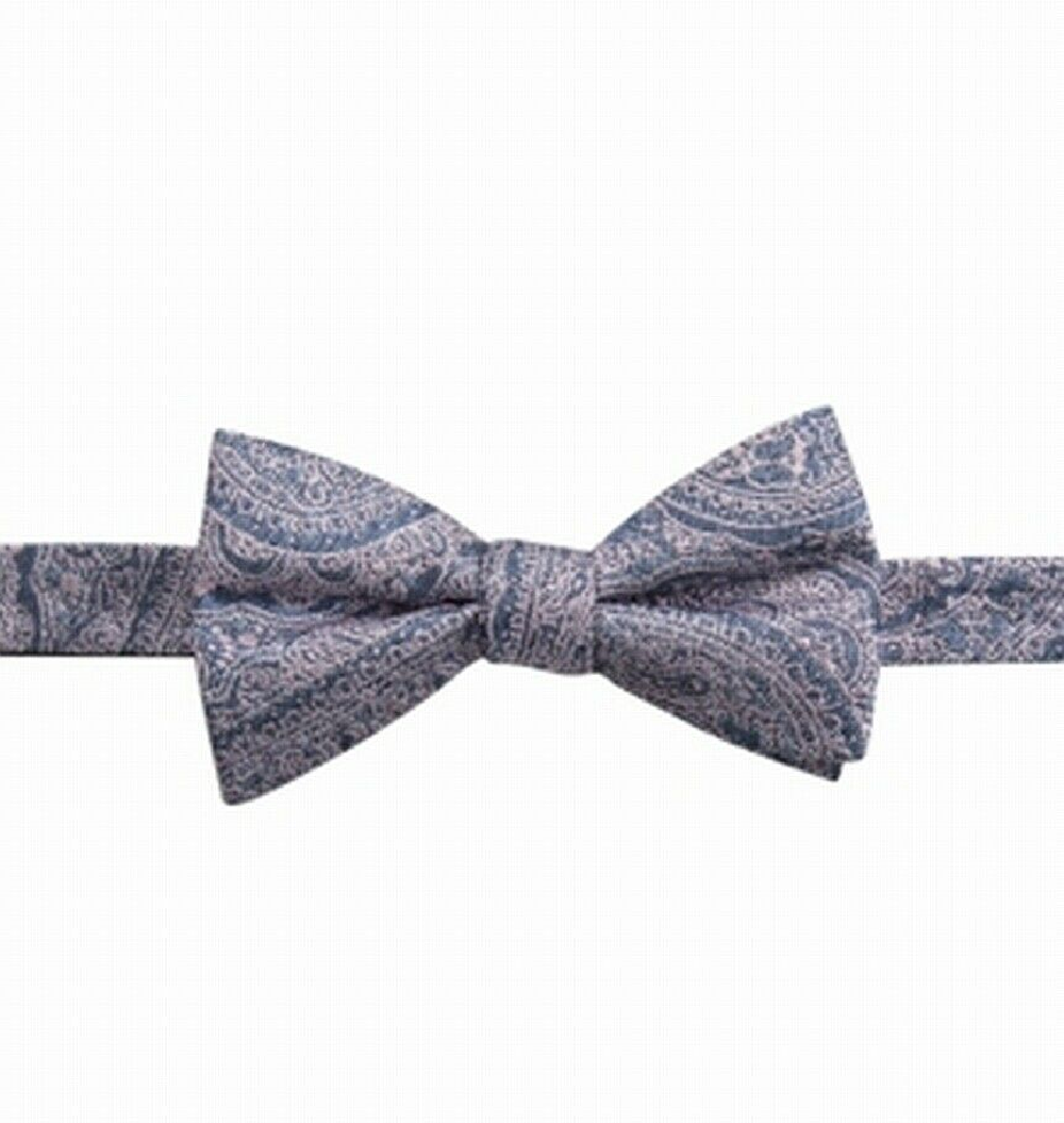Ryan Seacrest Distinction Men's Bow Tie Atwood Paisley PT Silk Pink One Size