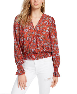 Blusa franzida Ultra Flirt Juniors tamanho arco-íris extra grande