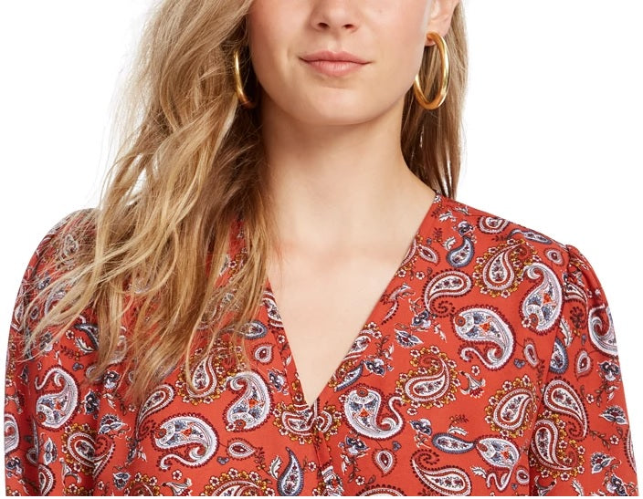 Blusa franzida Ultra Flirt Juniors tamanho arco-íris extra grande