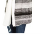 Cardigan Crave Fame Juniors com acabamento Sherpa, cinza, tamanho X-S