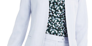 Jaqueta Calvin Klein Feminina Aberta na Frente Azul Tamanho 16