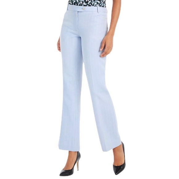 Calça Calvin Klein Modern-Fit Feminina Azul Tamanho 14