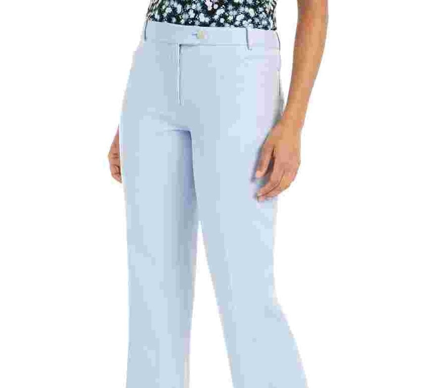 Calça Calvin Klein Modern-Fit Feminina Azul Tamanho 14