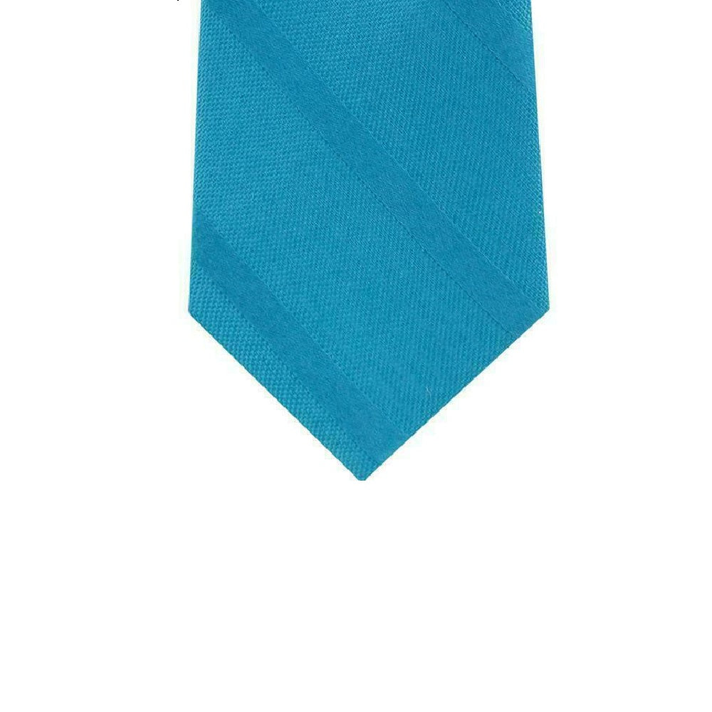 Gravata de seda listrada masculina Tommy Hilfiger azul tamanho único