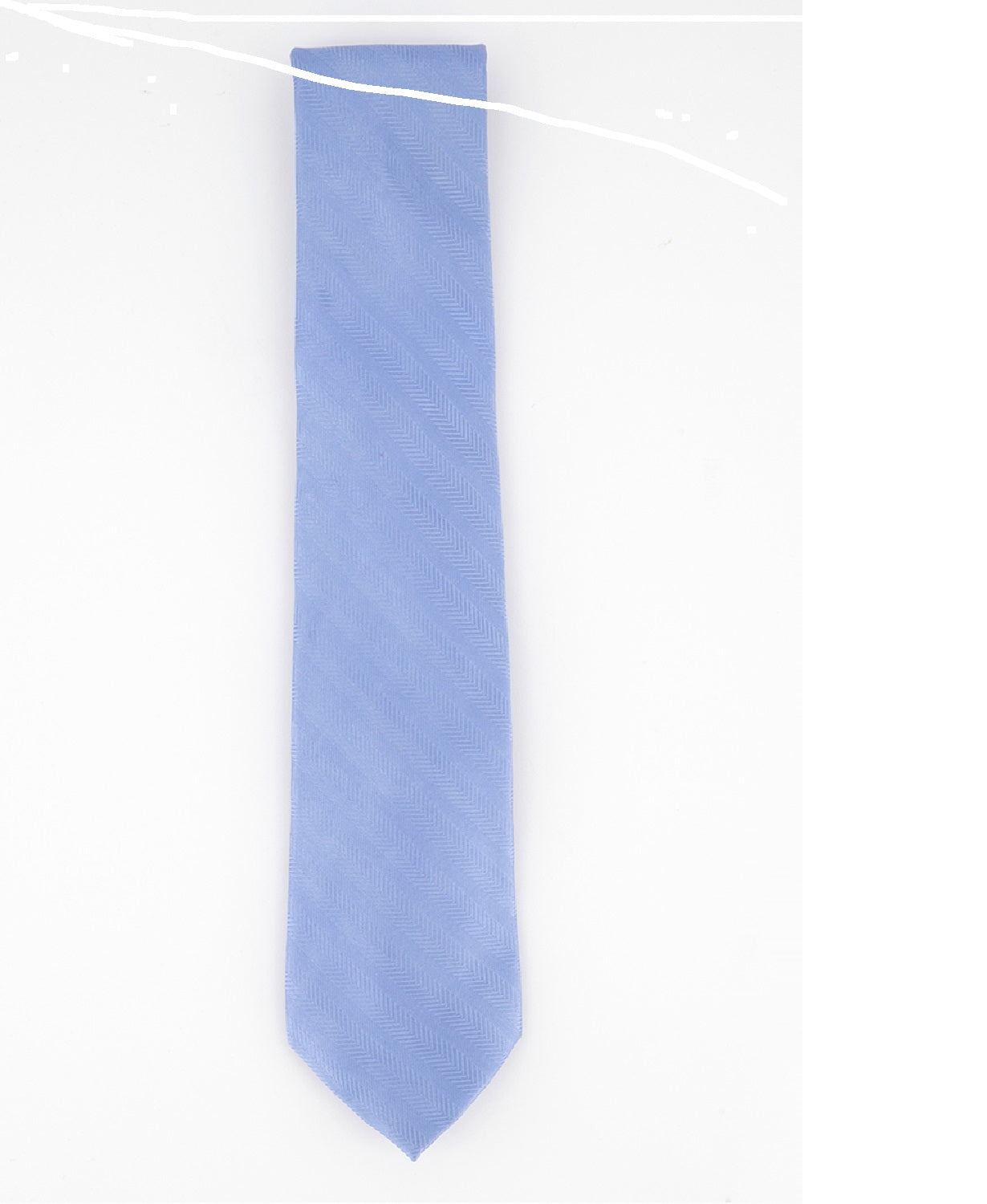 Gravata de seda listrada texturizada clássica Tommy Hilfiger Village Masculina, azul, tamanho único