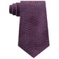 Gravata Michael Kors Masculina Texturizada Geométrica Patchwork Vermelha Tamanho Único
