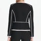 Jaqueta Calvin Klein Feminina com Acabamento Tubular Preta Tamanho 8