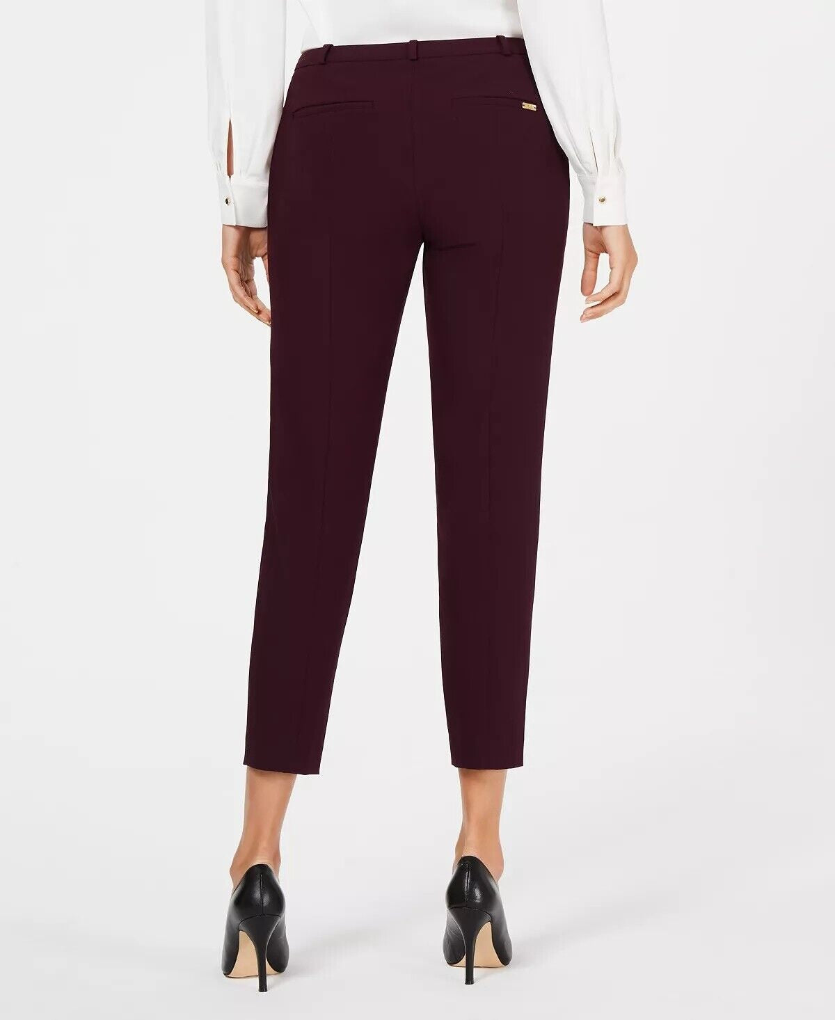 Calça skinny Calvin Klein feminina roxa tamanho 4