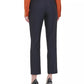 Calça feminina Calvin Klein de sarja slim, azul-marinho, tamanho 4