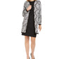 Cardigan Calvin Klein Feminino Estampado Frente Aberta Branco Tamanho Médio