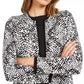 Cardigan Calvin Klein Feminino Estampado Frente Aberta Branco Tamanho Médio