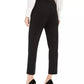 Calça de smoking feminina Calvin Klein de cintura alta, preta, tamanho 4