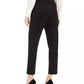 Calça de smoking feminina Calvin Klein de cintura alta, preta, tamanho 8