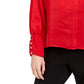 Calvin Klein Top Feminino Tecido Vermelho Tamanho Grande