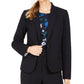 Calvin Klein Blazer Feminino Azul com Botão Único Tamanho 8