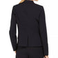 Calvin Klein Blazer Feminino Azul com Botão Único Tamanho 8