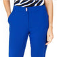 Calça social feminina Calvin Klein reta azul tamanho 2