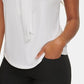 Blusa Calvin Klein Feminina Sem Mangas Com Decote Redondo, Branca, Tamanho Grande