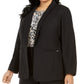 Calvin Klein Parker Twill Blazer Feminino Preto Tamanho 16