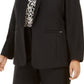 Calvin Klein Parker Twill Blazer Feminino Preto Tamanho 16