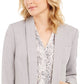 Calvin Klein Parker Twill Blazer Feminino Cinza Tamanho 4