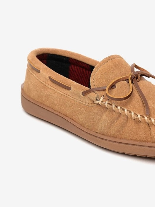 Mocassins masculinos com biqueira dourada, marrom, tamanho grande