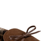 Mocassins masculinos com biqueira dourada, bege escuro, tamanho médio