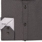 Camisa social masculina com estampa de diamantes e ajuste slim, tamanho grande, preta, da Society of Threads