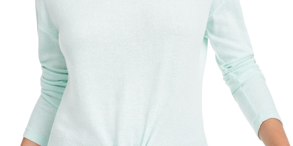 Blusa Crave Fame Feminina Júnior Aconchegante com Amarração Frontal Verde Tamanho Grande