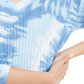 Blusa canelada tingida Crave Fame Juniors, tamanho pequeno, azul