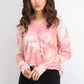 Blusa canelada tingida Crave Fame Junior, tamanho extra pequeno, rosa