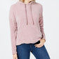 Suéter com capuz Hippie Rose Juniors Chenille rosa tamanho extra grande