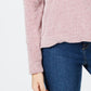 Suéter com capuz Hippie Rose Juniors Chenille rosa tamanho extra grande