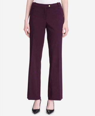 Calça Calvin Klein Petite Modern Fit Feminina Roxa Tamanho 8