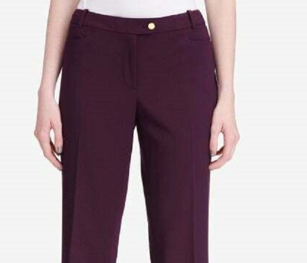 Calça Calvin Klein Petite Modern Fit Feminina Roxa Tamanho 8