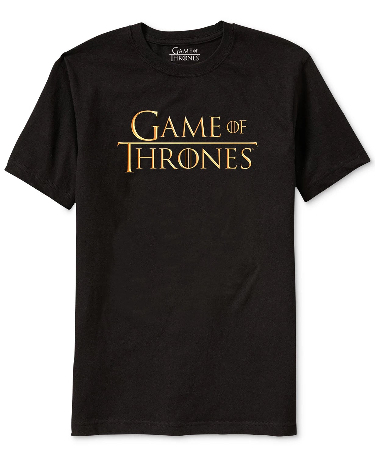 Camiseta masculina com logotipo de Game of Thrones da Ripple Junction, preta, tamanho pequeno