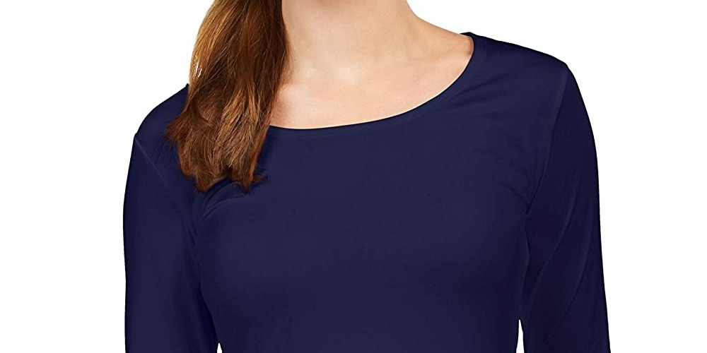 Roupa íntima térmica feminina 32 Degrees, azul, tamanho médio