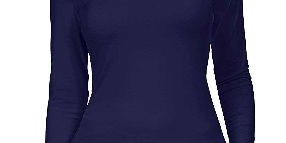 Roupa íntima térmica feminina 32 Degrees, azul, tamanho médio