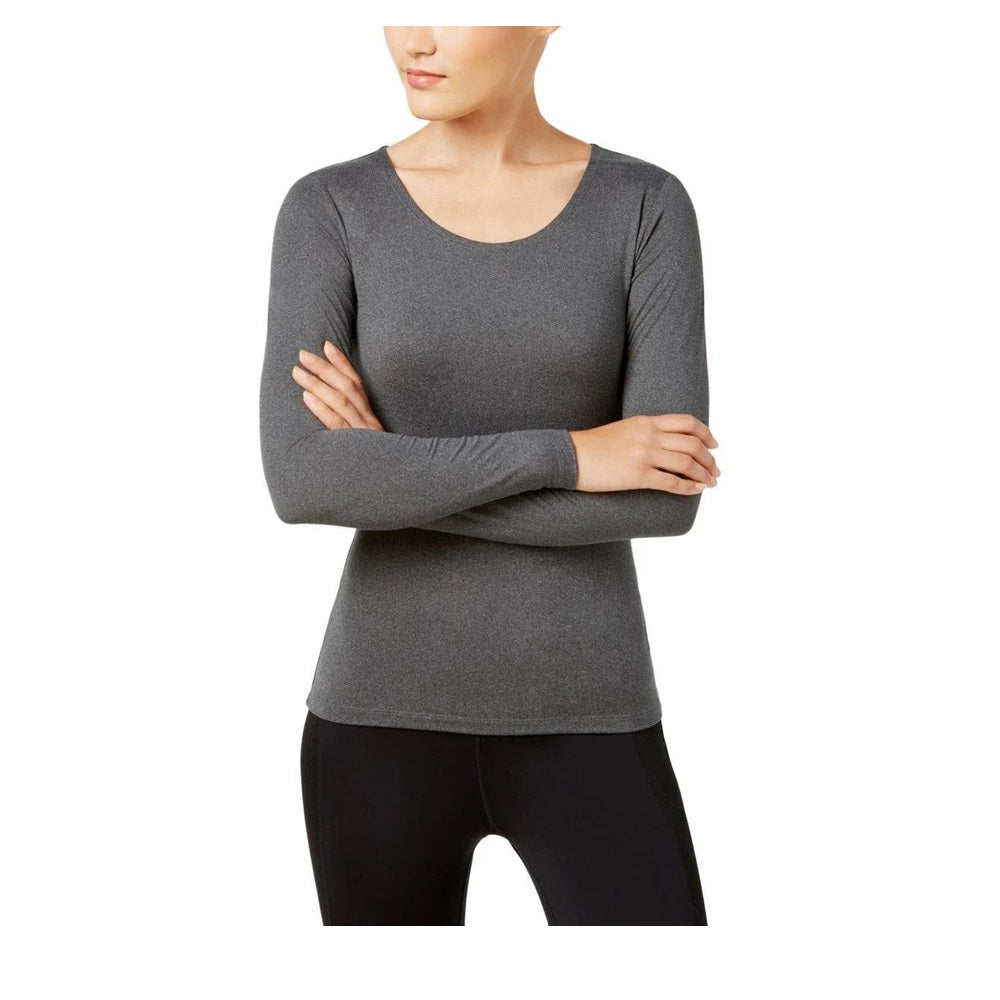 Roupa íntima térmica feminina 32 graus, top cinza, tamanho extra pequeno