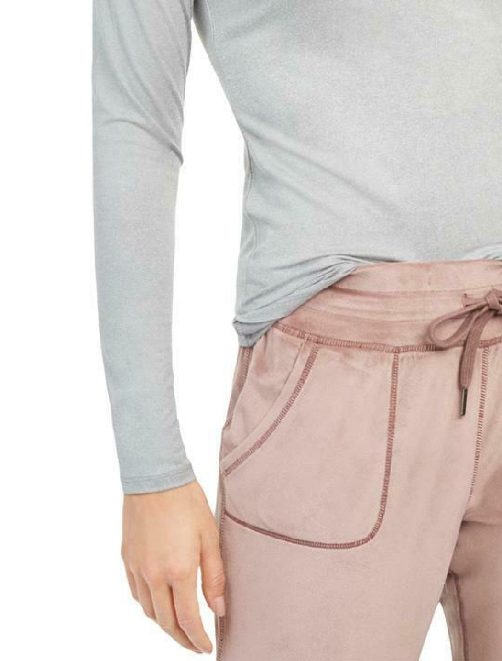 Roupa íntima térmica feminina 32 Degrees, top cinza, tamanho 2, extra grande