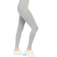 Leggings térmicas femininas 32 Degrees tamanho médio cinza