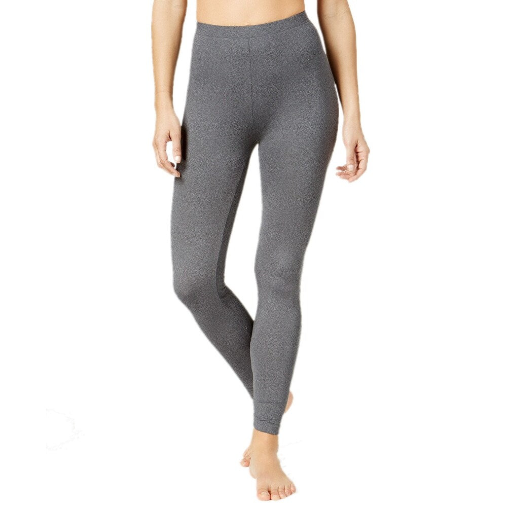 Leggings térmicas femininas 32 Degrees, cinza, tamanho pequeno