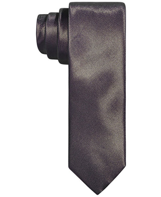 Gravata tubular texturizada slim taupe da Tallia Men, tamanho único