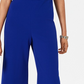 Macacão feminino de perna larga Connected, azul médio, tamanho 16