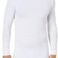 Camisa de gola redonda com camada de base masculina 32 Degrees, branca, tamanho médio