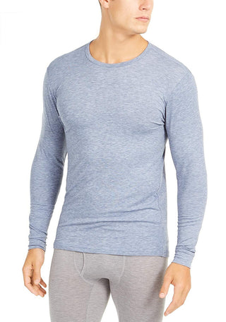 Camisa de gola redonda masculina 32 Degrees, azul, tamanho médio