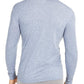 Camisa de gola redonda masculina 32 Degrees, azul, tamanho médio
