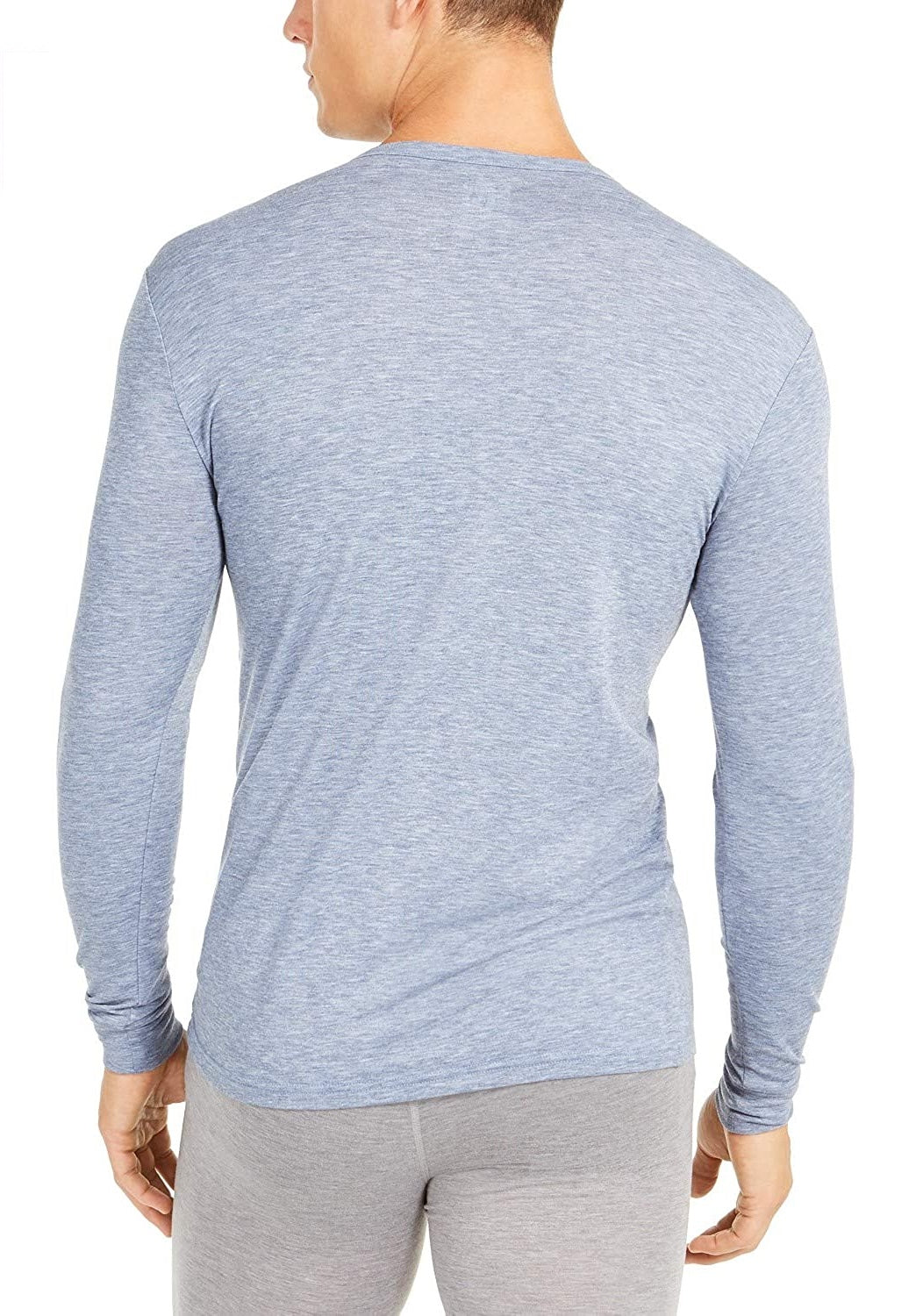 Camisa de gola redonda masculina 32 Degrees, azul, tamanho médio