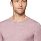 Camisa de gola redonda com camada de base masculina 32 Degrees, cor vinho, tamanho grande