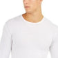 Camisa de gola redonda com camada de base masculina 32 Degrees, branca, tamanho grande